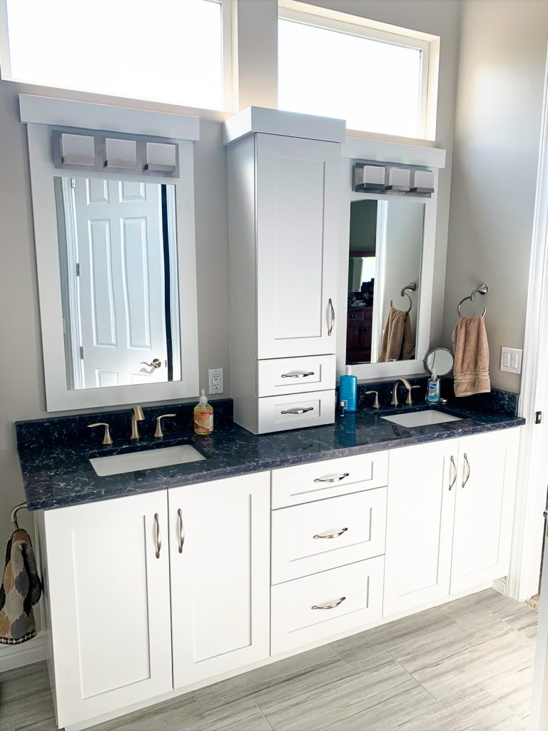 A bathroom in The Avenues in Salt Lake that was remodeled