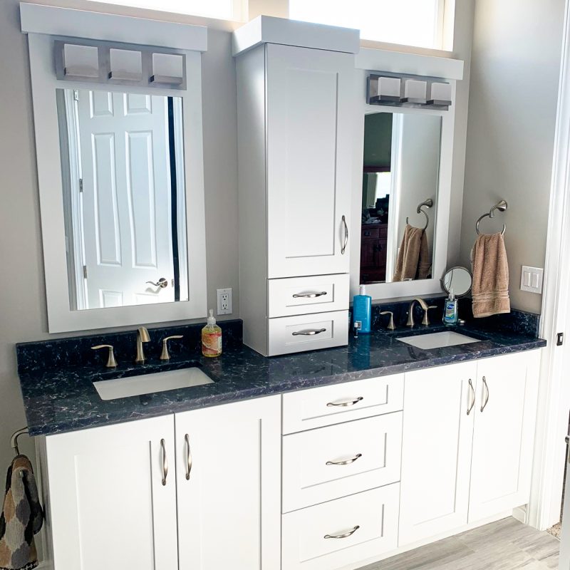 A bathroom in The Avenues in Salt Lake that was remodeled